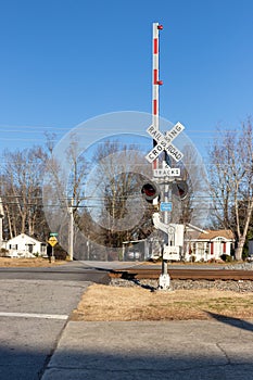 Railway or railroad tracks for train transportation