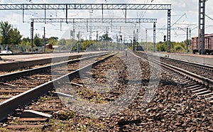 Railway, rails and infrastructure, electricity supply