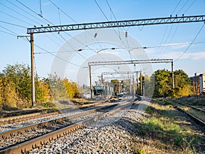 Railway rails for the movement of trains