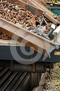 Railway rails scrap 1