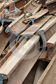 Railway rails scrap 7