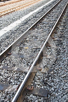 The railway shunt for transport raw material