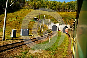 The railway in Siberia