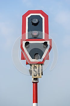 Railway sign posts