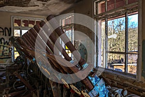 Railway signal boxes