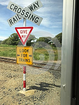 Railway signalling is a system used to direct railway traffic and keep trains clear of each other at all times. Crossing railway