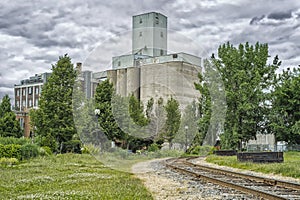 Railway and Silo