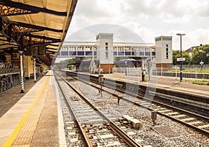 A railway staion platform