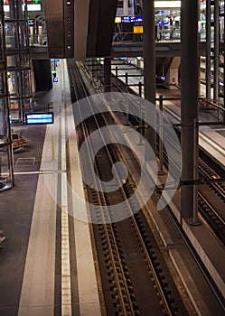 Railway station Berlin from inside.