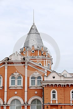 Railway station of Chernihiv, Ukraine.