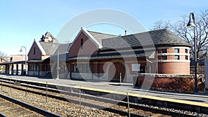 Railway station in Chicago