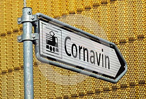 Railway station Cornavin in Geneva, Switzerland