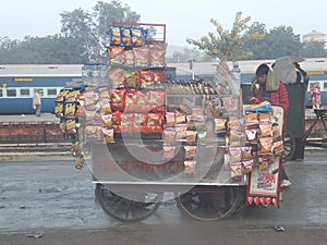 Railway Station in Delhi, India