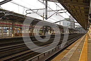 Railway station, Fukushima, Japan