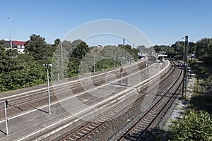 Railway station, Germany, Mainz-Kastel