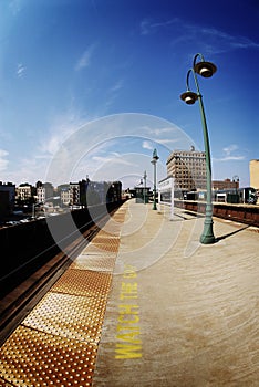 Railway station in Harlem