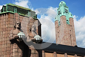 Railway station in Helsinki