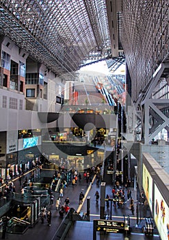 Railway station of Kyoto, Japan.