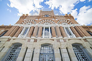 Railway station of RENFE in Aranjuez, Spain. RENFE is the main r photo