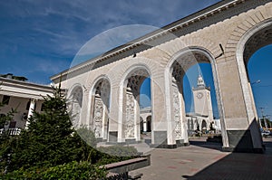 The Railway station in Simferopol
