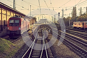 Railway Station Tracks