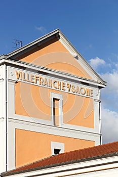 Railway station in Villefranche sur Saone