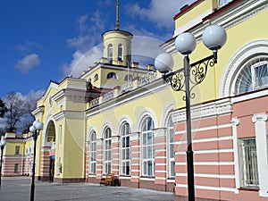 Railway station Yoshckar-Ola Russia. photo