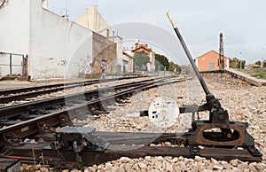 Railway switch photo