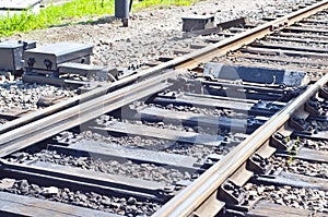 Railway switch detail