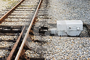Railway switch detail
