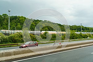 Railway tanks for transporting liquefied gas, fuel and liquid chemicals by rail