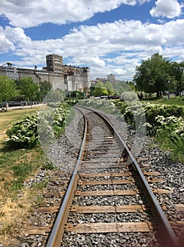 Railway to old factory