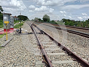 Railway track atau Train track