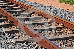 RAILWAY TRACK AT THE COAST