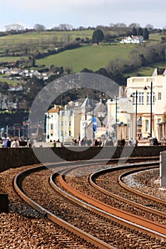Railway track, Teignmouth