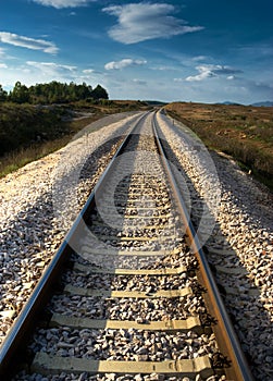Railway tracks photo