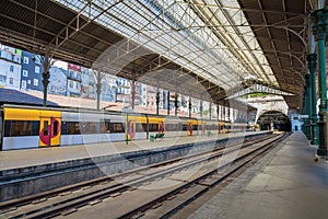 Railway Train Station Sao Bento, Porto, Portugal