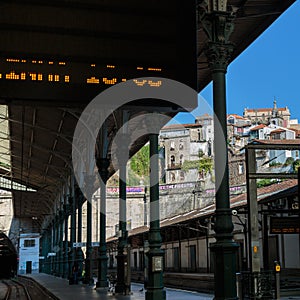 Railway Train Station Sao Bento, Porto, Portugal