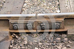 Railway Train Track Joint.