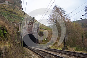 1849 Railway Tunnel in Frankenstein, Rhineland-Palatinate, Germany