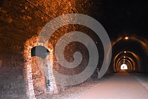 Railway tunnel on the Tissington trail.