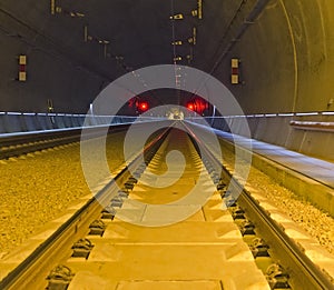 Railway tunnel in Vienna