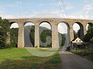 Railway Viaduct in KryÃÂ¡tov ÃÅ¡dolÃÂ­