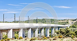 Railway viaduct for TGV