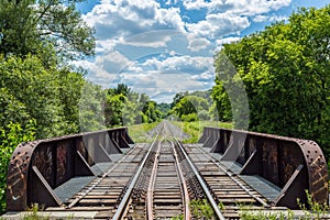 Railways on a bridge - Canadian National Railway