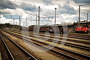 Railways for industrial trains