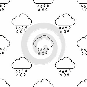 Rain Cloud Pattern Illustration