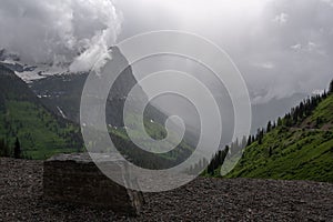 Rain Clouds Engulf Valley