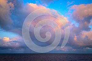 Rain Clouds over the North Sea from Souter Lighthouse