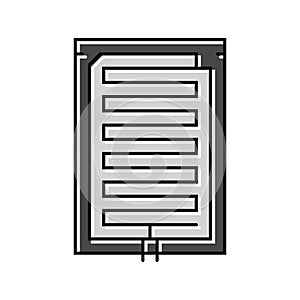 rain detection sensor color icon vector illustration